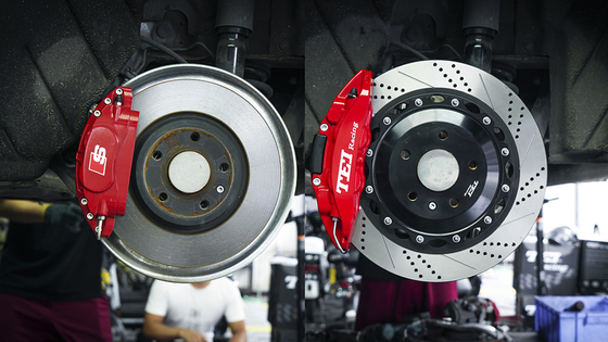 Elektronische Handbremse Audi Big Brake Kit Integrateds für Kolben-Tasterzirkel des Hinterrad-4 für A4L